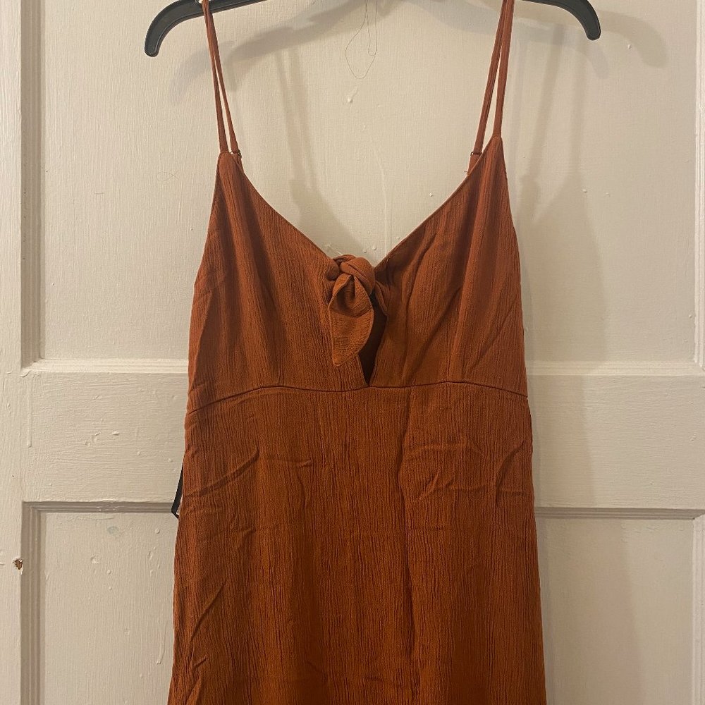 Forever 21 Maxi, Midi Dress, Spaghetti, Bow Tie